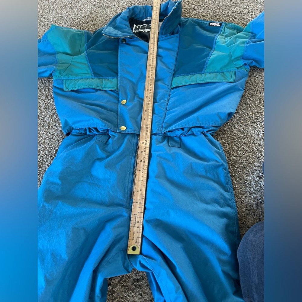 RARE Vtg 90s HCC Henri Charles Colsenet Coast Guard Full Ski snow Suit 48 Swiss - Picture 9 of 14